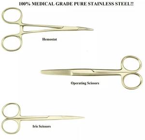 Kit de dissection avancé de 20 pièces de haute qualité pour les étudiants en médecine en anatomie et biologie avec manche de couteau scalpel - Product Image 4