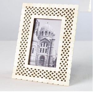 Classically Styled Trending Fashionable Home Decor Photo <b>Frame</b> Handicrafts Mother of Pearl Inlay Wisteria Mop/Resin/MDF/<b>Glass</b> - Product Image 4