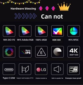 27 32 Inch 4K 144H 165Hz Có Thể Điều Chỉnh Đứng Chống-Ánh Sáng Màu Xanh Màn Hình Cong Chơi Game Màn Hình Máy Tính Cho Nhà - Product Image 6