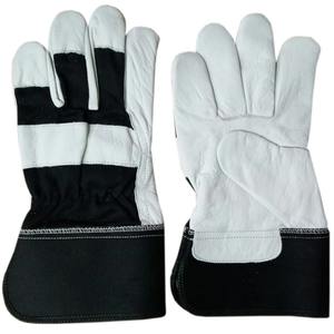 Guantes de Soldadura de Doble Palma Antiabrasión, Guantes de Trabajo de Cuero Vacuno para Trabajadores - Product Image 1