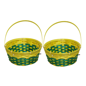 สินค้ายอดนิยมของตกแต่งฤดูใบไม้ผลิ: ตะกร้าไม้ไผ่อเนกประสงค์สำหรับบ้านในยุโรปที่มีคุณภาพสูง - Product Image 1