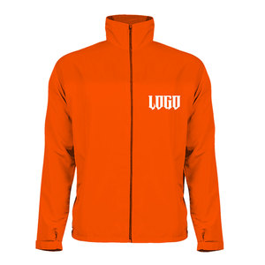 แจ็คเก็ตกันลมสำหรับผู้ชายเสื้อกันลมปรับแต่งสี - Product Image 1