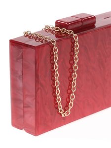 กระเป๋าถืออีพ็อกซี่เรซินโบโฮทำมือหรูหราออกแบบเป็นเอกลักษณ์กล่องคลัทช์สำหรับสุภาพสตรีงานกลางคืนและงานแต่งงาน - Product Image 3