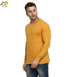 Camiseta informal de manga larga para hombre, camisa con Logo personalizado, venta al por mayor, alta calidad - Product Image 4