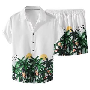 Custom Print Hawaiian <b>Shirt</b> and Shorts Set Casual <b>Shirt</b> Summer <b>Beach</b> <b>Shirt</b> Set <b>Men</b> Clothing - Product Image 3