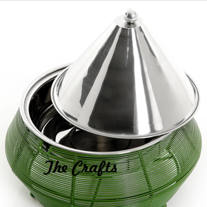 Plat de service de nourriture d'acier inoxydable avec le support de fer de fil plat de casserole de qualité de la meilleure qualité de vaisselle au prix le moins cher - Product Image 2