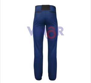 Pantalon de baseball pour homme en polyester 100% personnalisé de haute qualité, uni, à séchage rapide, respirant, pantalon de baseball personnalisé pour homme - Product Image 4
