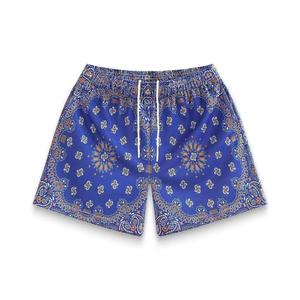 Vente en gros de shorts en maille Pasiley de haute qualité Short de basketball imprimé LOG personnalisé pour hommes entrejambe respirant de 5 pouces - Product Image 5