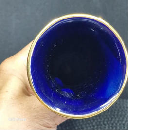 แจกันเหล็กตั้งพื้นสีฟ้าโคบอลต์แนววินเทจ AR-789โมเดลสากล - Product Image 3