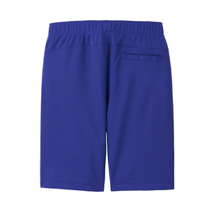 Pantalones Cortos Bermuda para Hombre, Color Azul Sólido, Cintura Elástica, Tejido de Punto Informal, Largo Medio, con Bolsillos, Estilo de Secado Rápido - Product Image 3