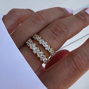 Anillo de Diamante Cultivado en Laboratorio de Plata de Ley 925 de Alta Calidad, Corte Redondo de 2 Quilates, Anillo de Compromiso Solitario, Regalo de Boda para Ella, Joyería al por Mayor - Product Image 2