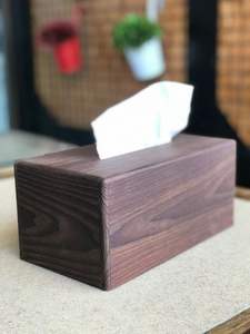 Boîte à mouchoirs en bois carrée personnalisée de qualité supérieure Meilleure conception tendance avec finition en bois de qualité de style fleur polie - Product Image 5