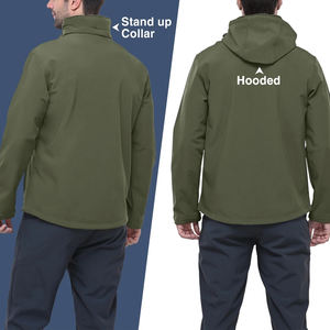 Veste de Ski pour hommes à coquille souple coupe-vent de qualité supérieure manteau de Snowboard d'hiver isolé survêtements vêtements de Ski et de neige imperméables - Product Image 4