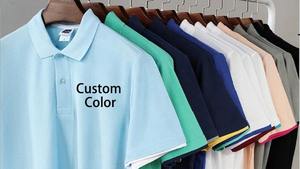 Haute qualité 100% coton hommes Golf pour polo conçu sur mesure en gros décontracté intelligent brodé tricoté pour Polo T-shirts - Product Image 6