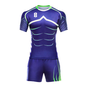 Uniformes de Rugby Personalizados de Alta Calidad en Color Personalizado para Adultos, Transpirables, 100% Poliéster, Fabricación en Fábrica, Ropa Deportiva - Product Image 4