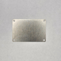 Placas de Identificación Metálicas Personalizables - Grabado de Texto, Logotipo y Código QR para Identificación y Marca