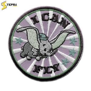 TEPRA SPORTS alta calidad multicolor corazón Chenille PVC hierro-en flor tela parches bordados precio competitivo para el uso del sombrero - Product Image 6