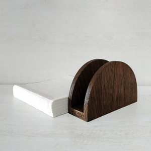 Porte-serviettes en bois décoratif pour la maison Design classique porte-serviettes en bois foncé créatif organisateur de mouchoirs pour l'approvisionnement en hôtel en vente - Product Image 5