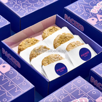 Boîte à pâtisserie personnalisée Vente en gros Emballage cadeau en papier recyclable Boîte à pâtisserie Dessert Donut Gâteau