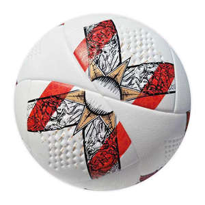 High Quality PU <b>Leather</b> <b>Footballs</b> Official Size 5 Custom Logo Soccer Balls Seamless Thermal Bonding Manufacture's Professional - Product Image 1