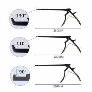 DOM MED DYNAMIC, Gran Oferta, Rongeur Kerrison Manual Negro de 230 mm de Largo, 90/110/130 Grados, Instrumento de Entrenamiento, Quirúrgico Veterinario, CE - Product Image 5