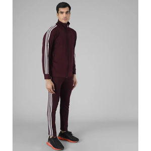 Conjuntos Deportivos Casuales de Invierno Unisex Ligeros de Primera Calidad al por Mayor 2025, Ropa Deportiva Sólida Transpirable de Forro Polar 100% 2 en 1 - Product Image 2