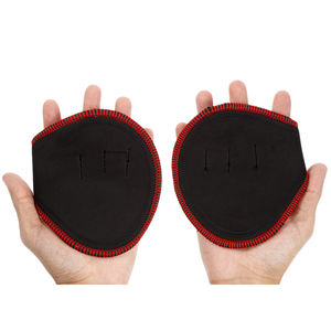 Sangles de poignet de gymnastique avec coussin de levage à la main en néoprène respirant léger sans doigts unisexe pour l'haltérophilie - Product Image 1