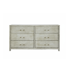 Best Selling Cascara <b>6</b> <b>Drawers</b> Horizontal Dresser in Gray Modern Design Style for Bedroom Manufactured in Vietnam - Product Image 1
