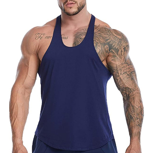 Débardeur de musculation Gym Logo couleur personnalisé Gilet de fitness sans manches pour hommes - Product Image 3