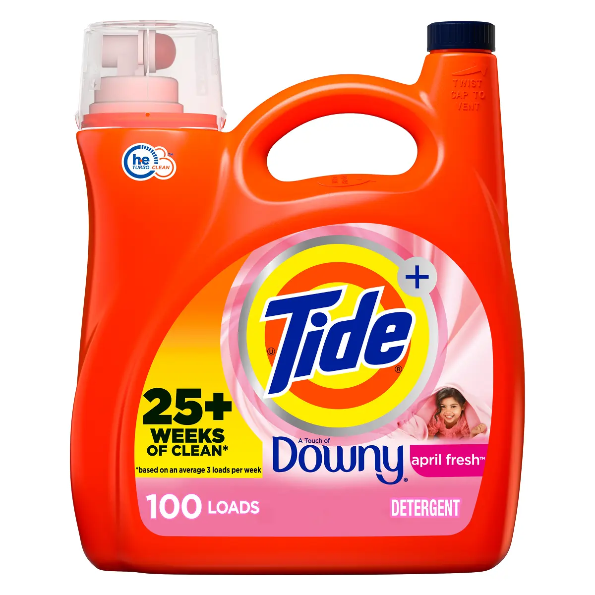 Vente en gros en ligne Acheter Tide Avec Touch Of Downy Détergent à lessive liquide au parfum frais d'avril