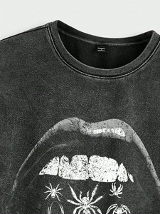 Camisetas de Manga Corta para Hombre, de Secado Rápido, Cuello Redondo, Lisas, Teñidas, Ecológicas, con Estampado Paisley, Estilo Deportivo, con Logotipo Personalizado - Product Image 4