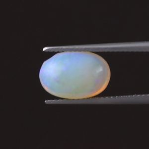 Opale naturelle blanche en vrac, pierre précieuse, 3,66 carats, coupe ovale, 12,5x9 mm, 6 mm, certifiée IGI, opale taillée à la main, polie, pour la fabrication de bijoux - Product Image 3