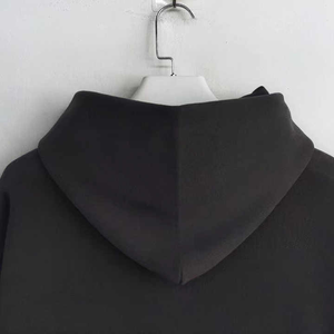 Custom 400 500 Gsm Distressed Embroidery Puff Print Graphic LOGO Streetwear Acid Wash Heavyweight Cotton Hoody Sweatshirt Hoodie - Product Image 4