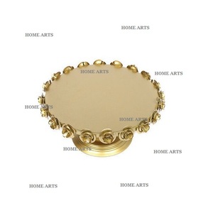 Soporte para aperitivos de pastel de tamaño mediano de diseño antiguo Soporte para postres de pastel de acero inoxidable hecho a mano a precio barato - Product Image 6