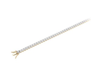 Pulsera con bisel de corte princesa angular, diamante cultivado en laboratorio de 1.50 ct F-G VS en platino para fiesta de compromiso - Product Image 2