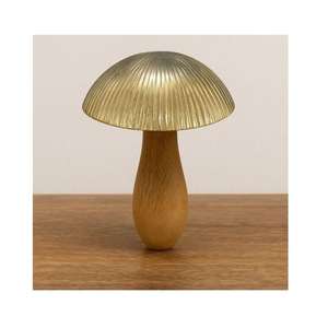 Sculpture en aluminium de champignon artisanale de qualité supérieure Art déco Décoration écologique pour la maison pour table, patio et espaces de bureau Prix de gros - Product Image 2