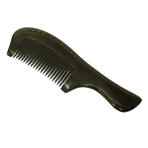 Wolman Peignes en corne véritable de meilleure qualité Peigne à cheveux poli antistatique Logo personnalisé Salon Prix de santé pour usage domestique - Product Image 2