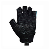 Nuevos Guantes Deportivos de Verano de Cuero, Medios Dedos, Secado Rápido, Transpirables, Hechos en Pakistán