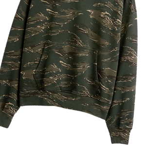 Camouflage <b>Green</b> <b>Hoodie</b> for <b>Men</b> Stylish Best Pattern Cotton Fleece Pullover Casual Streetwear Warm Winter Fashion Sweatshirt - Product Image 3