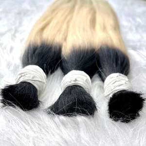 Vente en gros 100% Extensions de cheveux humains brut vietnamien naturel droit pour Ombre couleur cuticule aligné Afro Style 20 pouces - Product Image 4