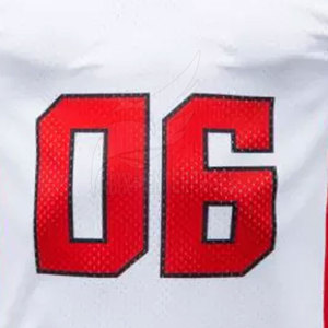 Maillot de sport personnalisé pour le football américain manches courtes à séchage rapide de haute qualité en taille XL respirant caractéristique numéro Type de motif - Product Image 5