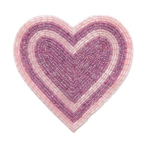Sous-verres à broderie perlée faits à la main en verre perle tasse pour décor de table à taux de vrac bonne conception perles de rocaille dessous de verre - Product Image 6