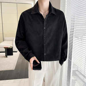 Chemises pour hommes teintes en fil Chemises Slim Fit élégantes Vêtements de bureau décontractés OEM ODM Vente en gros directe en usine Confortable avec logo personnalisé - Product Image 1