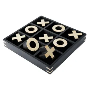 Good Quality Tic Tac Toe Wooden Family for Kids and Adults Portable Wooden Games Toys Mind Teasing Puzzle Gift for Kids