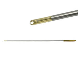 Empujador de Nudos Laparoscópico Manual Reutilizable de Acero Inoxidable de Grado Médico para Ginecología, Urología y Cirugía General - Product Image 1