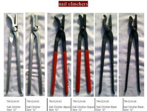 Pince à clous de fermeur en acier inoxydable 12” – Outil pour le ferrage et l'entretien des sabots de cheval - Product Image 2