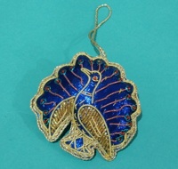 Vente en gros de décorations et accessoires de Noël festifs Jaunty Zari de 3 pouces pour arbre de Noël, en provenance d'Inde, 34648, pour la décoration des fêtes