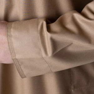 Thobe Abaya Homme Luxe Brillant Dubaï Marocain 2026 – Robe Longue Automne Grande Taille Respirante Séchage Rapide Tricot Thermique Style Urbain - Product Image 6