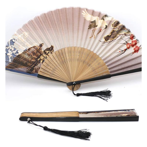 VENTILATEUR À MAIN EN BAMBOU DE QUALITÉ SUPÉRIEURE-ARTISANAT FAIT MAIN-DESIGN TRADITIONNEL VIETNAMIEN-GRANDE OPTION DE CADEAU - Product Image 1