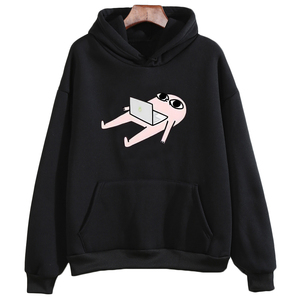เสื้อกันหนาวมีฮู้ดสำหรับผู้หญิงและผู้ชาย,แบบหลวมๆมีฮู้ด - Product Image 3